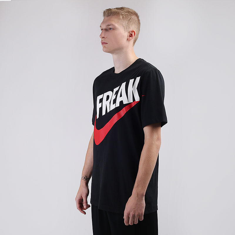 мужская черная футболка Nike Dri-FIT Giannis `Freak` Basketball T-Shirt BV8265-013 - цена, описание, фото 2